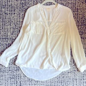 Maeve White Lightweight Top